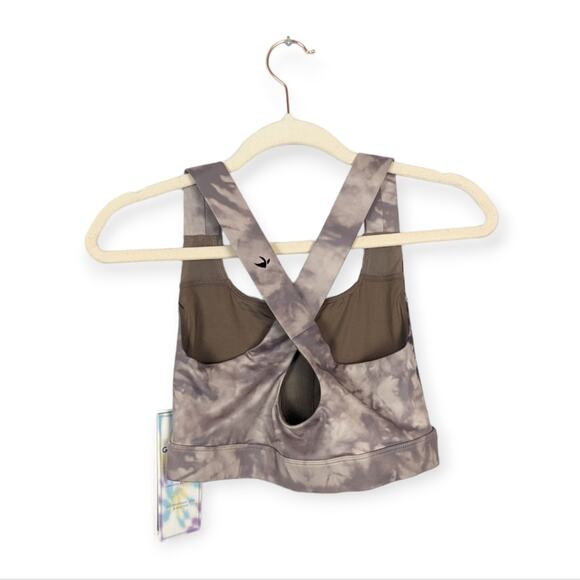 Glyder Mocha Oatmeal Milk Tie Dye Full Force Bra Size S - Picture 2 of 8